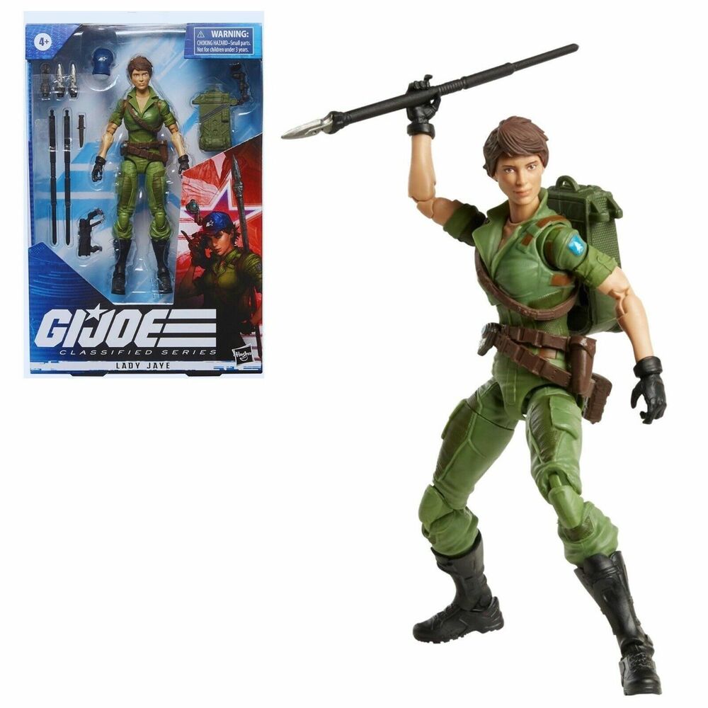 Hasbro G.I. Joe Classified 6" Lady Jaye #25 Action Figure — New, Sealed
